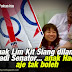 Anak Lim Kit Siang dilantik jadi Senator... anak Hadi aje tak boleh