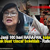 Janji 100 hari HARAPAN, kalau nak buat 'cincai' bolehlah - Rafidah